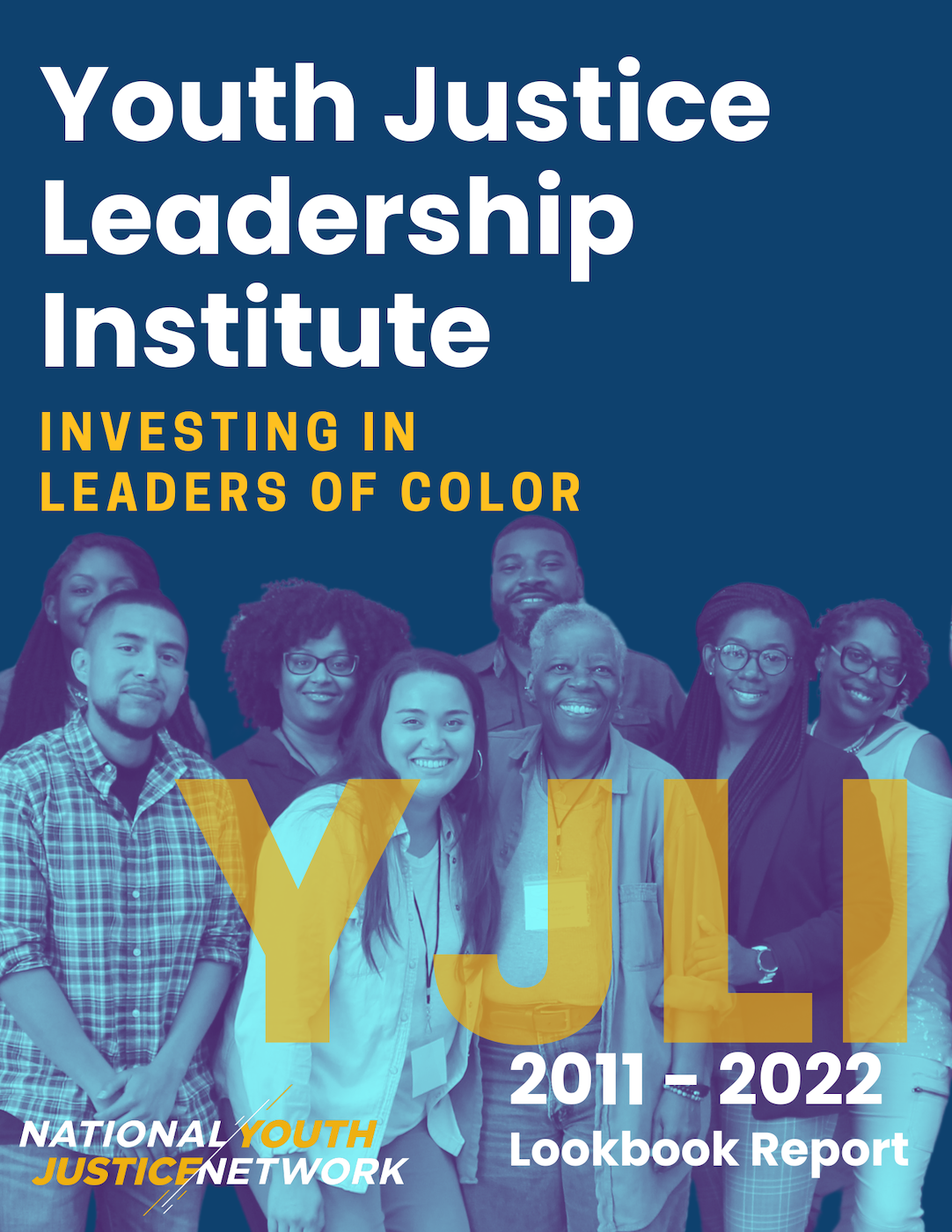 Cover Image: Photo of YJLI Alumni with report headline and NYJN Logo